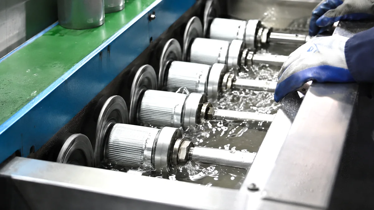 Industrial filter product quality inspection process